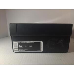 AF1 Foamposite Pro Red Size 14 W/Box